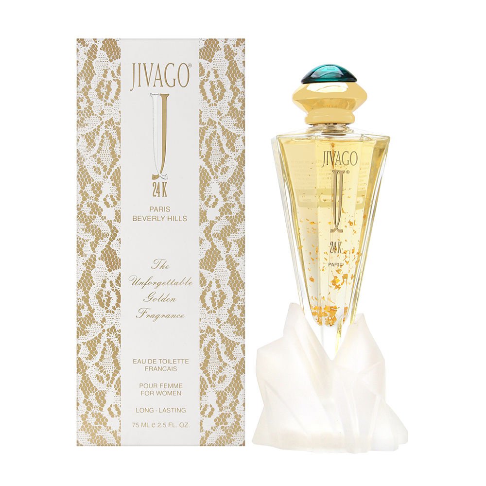 Jivago 24k EDT Spray bottle closeup for everyday confidence.