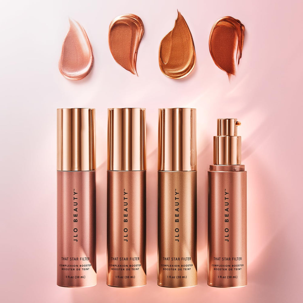 JLO Beauty Complexion Booster travel-size bottle for on-the-go glow touch-ups