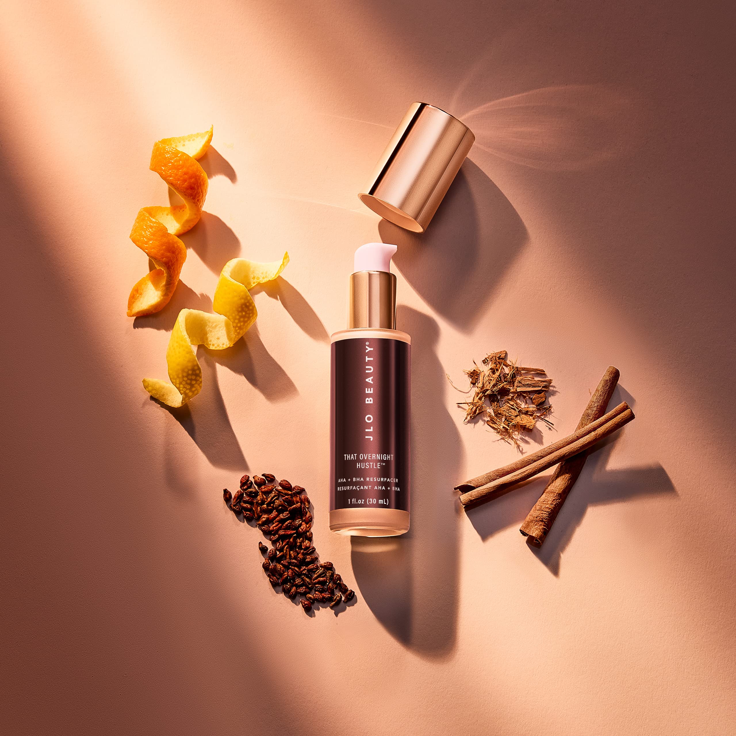 JLO BEAUTY night routine setup shows glow-ready skin by morning