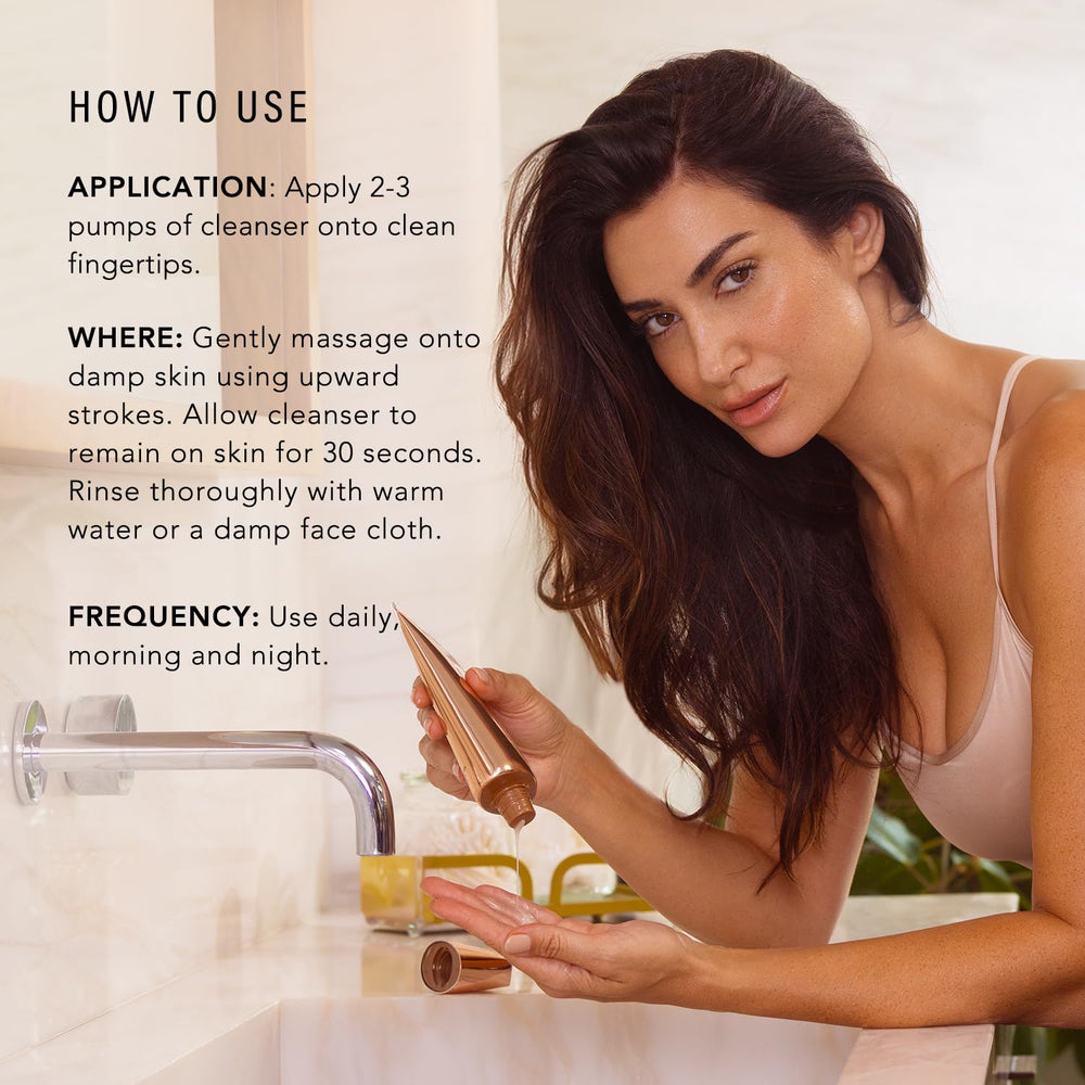 JLO Beauty pose shows after-use smooth, refreshed-looking skin