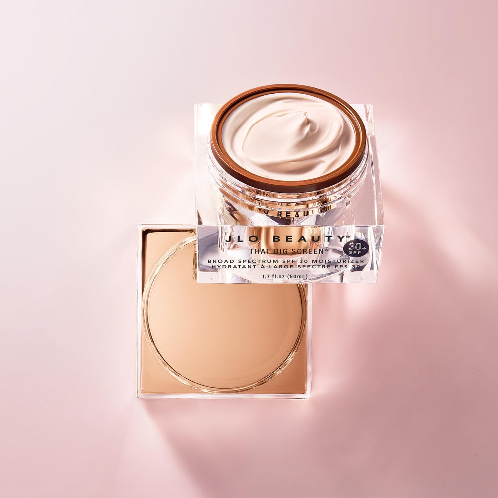 JLO Beauty packaging close-up highlights 1.7 fl oz—long-lasting value.