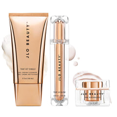 JLO Beauty Starter Kit gel cleanser product shot showing gentle cleansing and makeup removal.