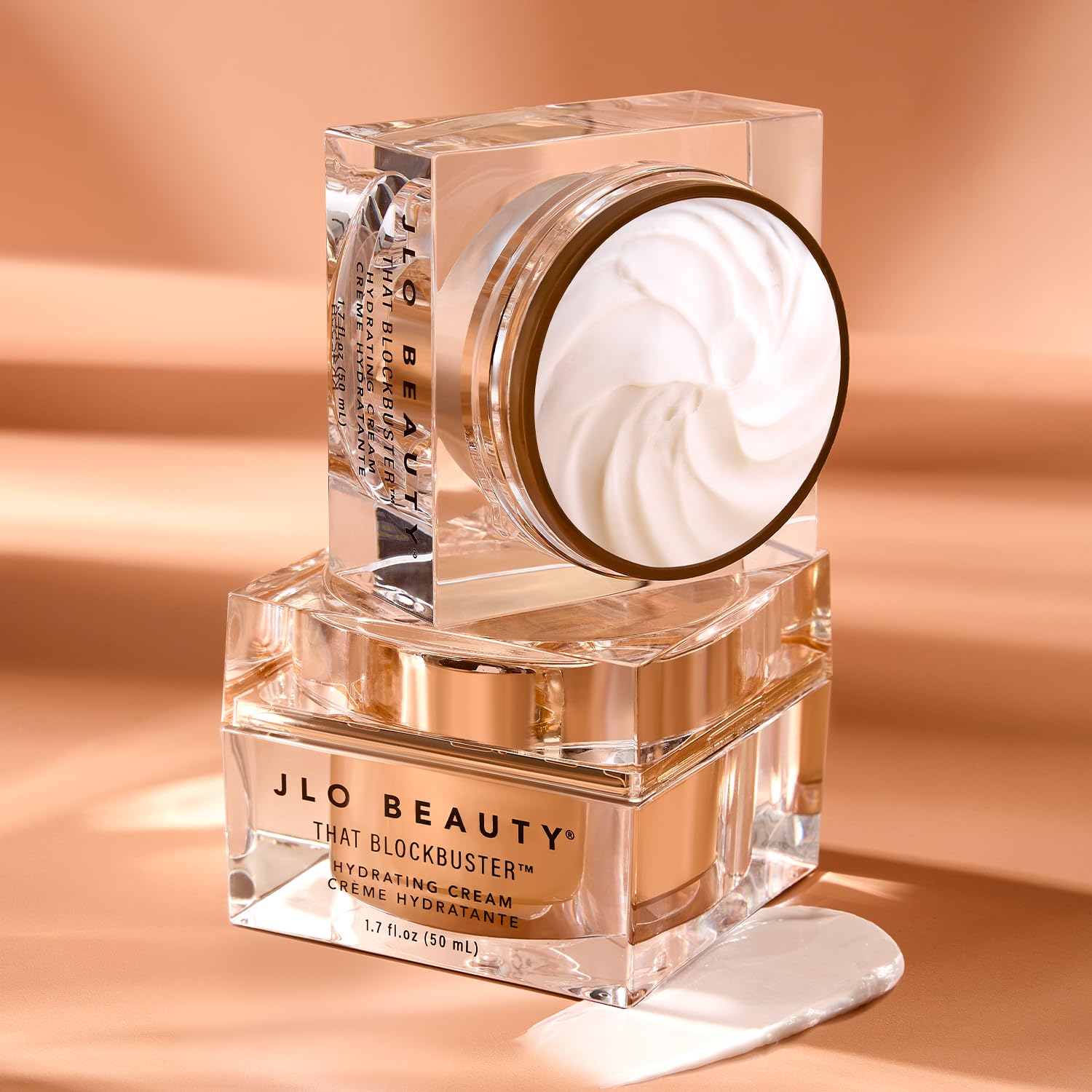 Cream texture swatch of That Blockbuster highlights creamy, fast-absorbing hydration.