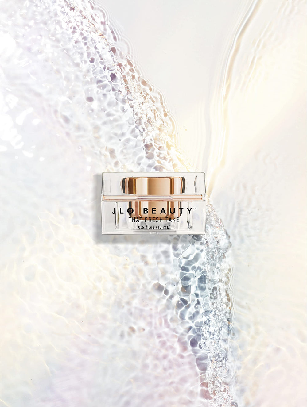 JLO BEAUTY under-eye cream delivers lasting hydration and brightness.