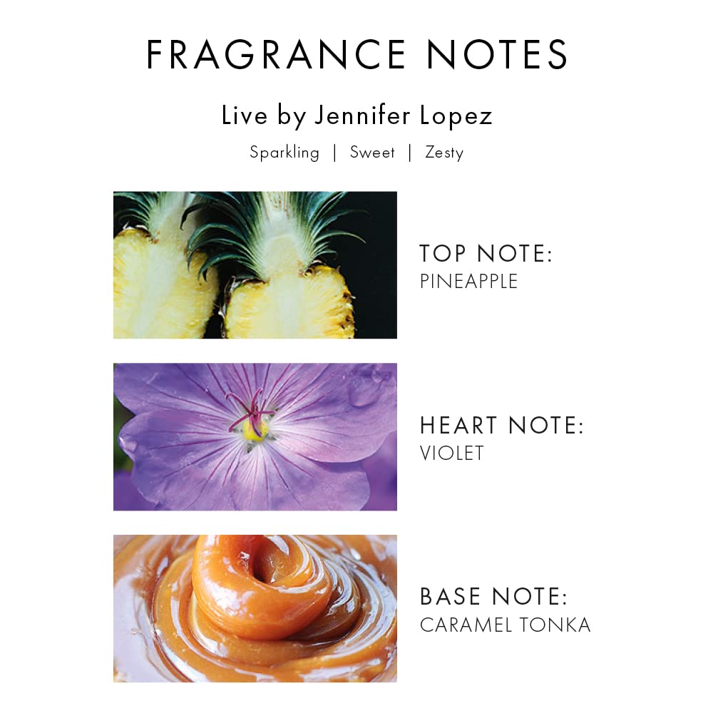 Jennifer Lopez Live EDP sleek cap design enhances appeal.
