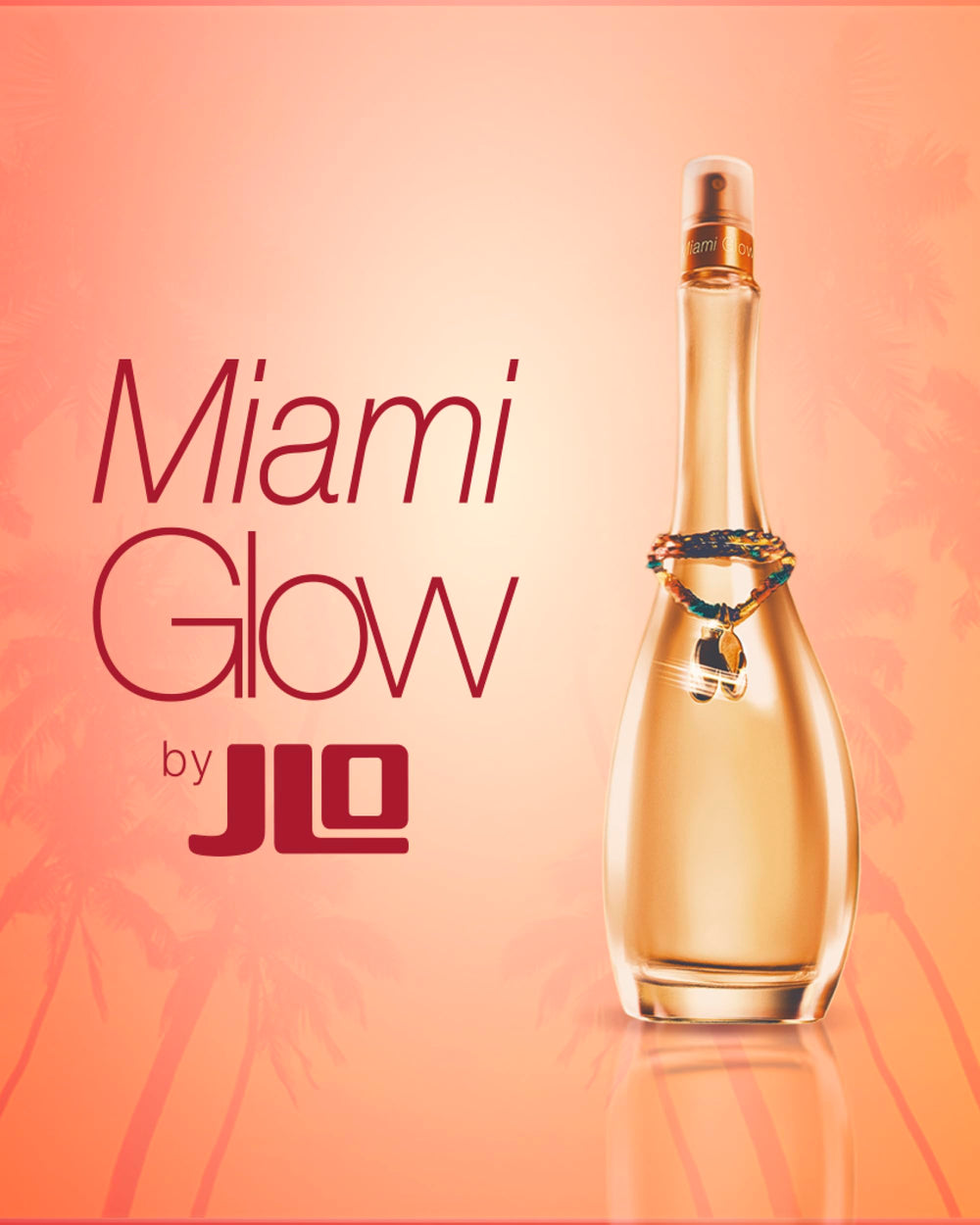 Jennifer Lopez Miami Glow ingredient closeup featuring coconut water for tropical mood cue.