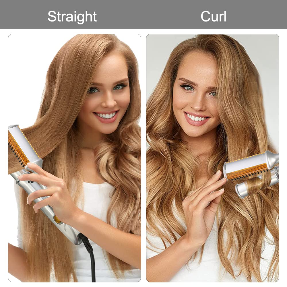 JMADENQ ceramic plates glide smoothly for gentle straightening and curling