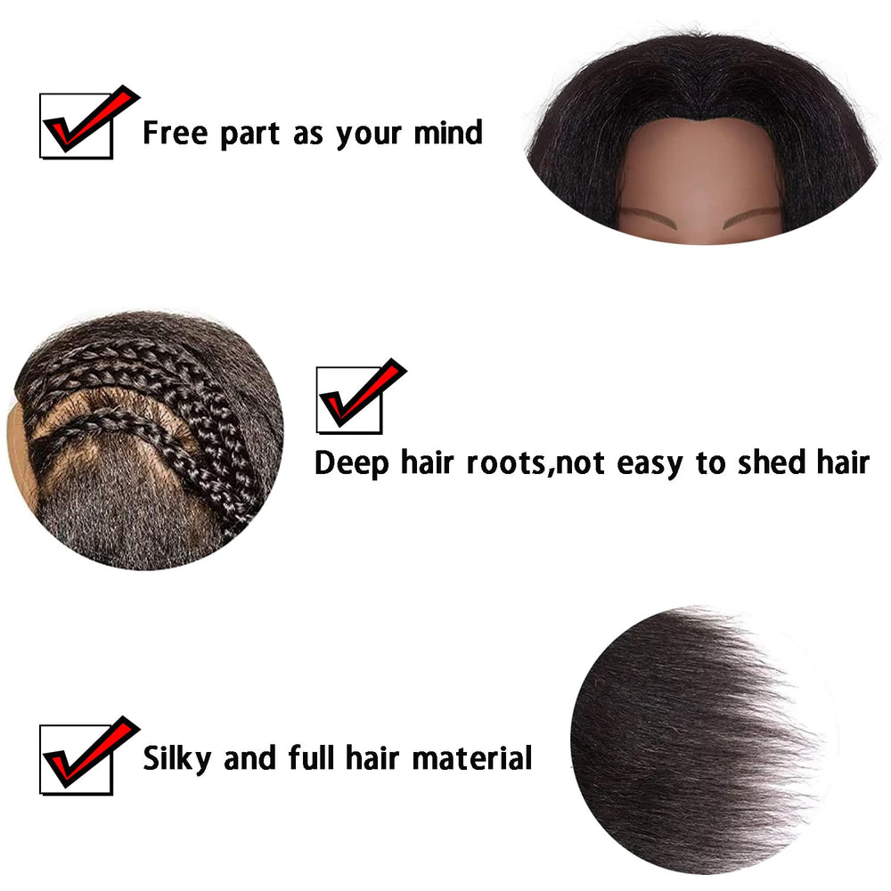 JMHAIR mannequin head with tripod stand for stable styling angles