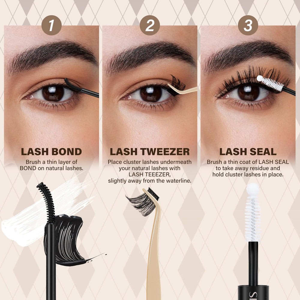 JMS&JMS eyelash brush applicator for precise, gentle lash placement.
