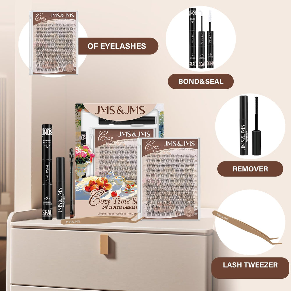 JMS&JMS Lash Extension Kit tools with applicator aid precise application.