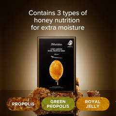 JMsolution Honey Royal Propolis Ampoule Bottle essence closeup highlights concentrated nourishment