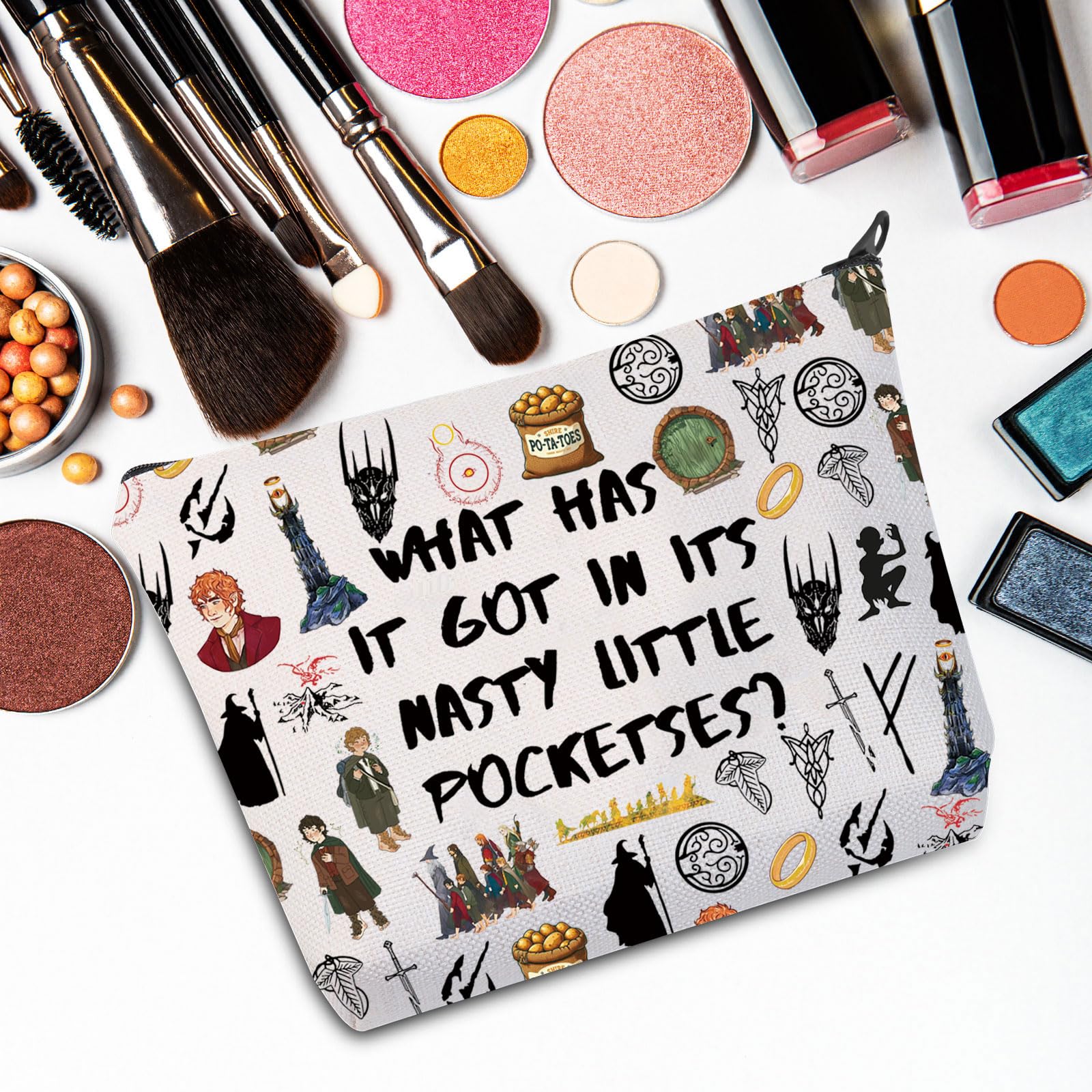 JNIAP Fantasy Movie Makeup Bag gift-ready, perfect for holidays and celebrations.