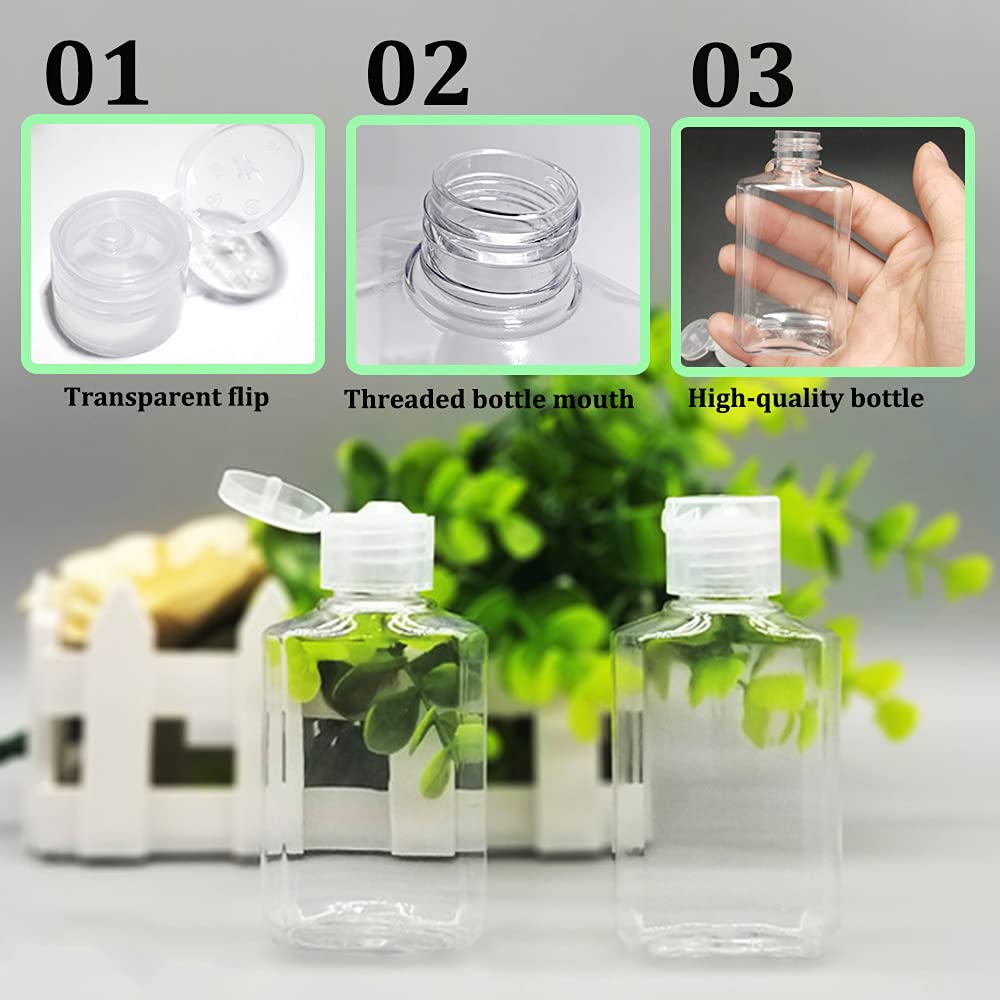 Jnnzzggu hand sanitizer bottles compact design suitable for on-the-go protection.