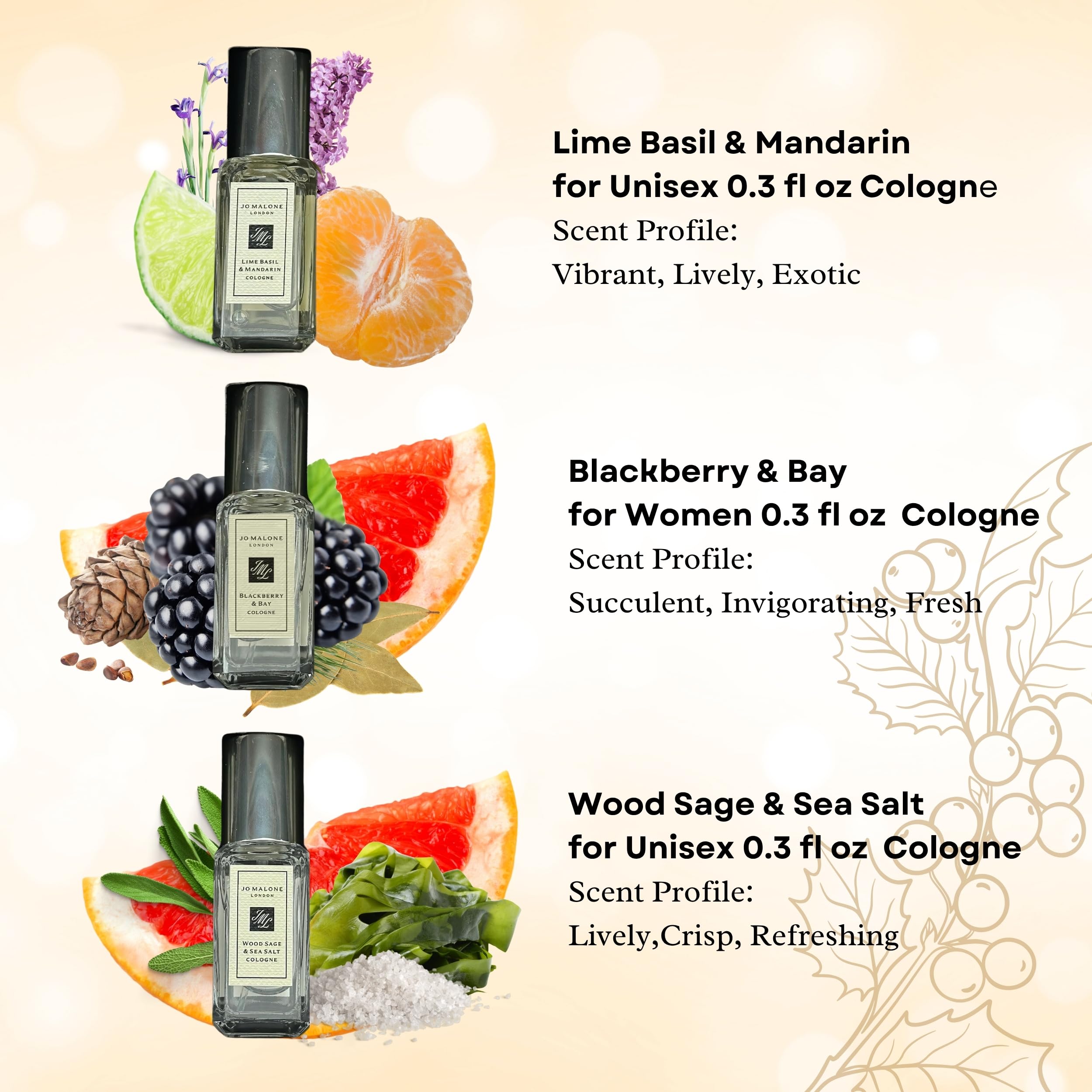 Jo Malone Blackberry & Bay mini bottle for casual to special occasions