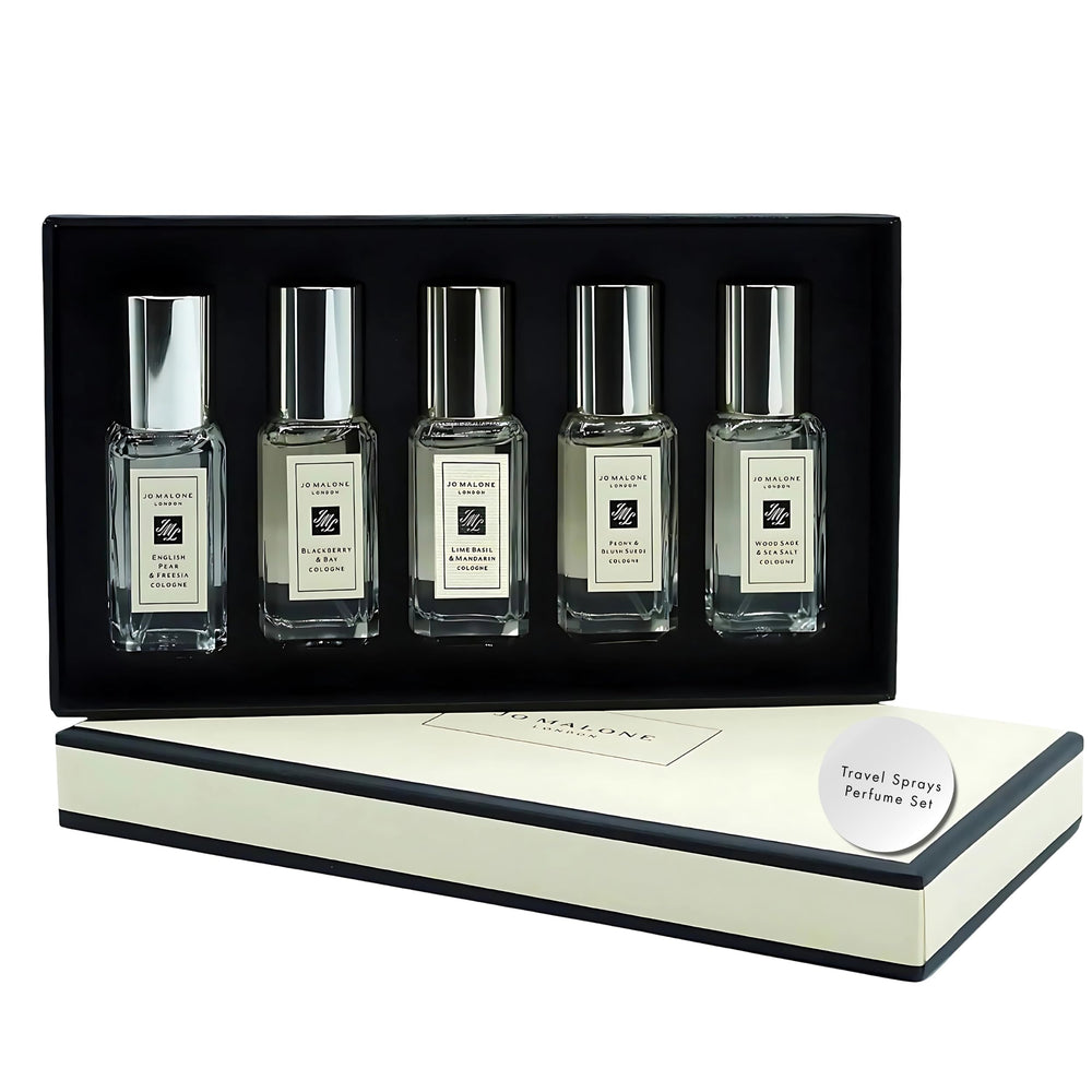Jo Malone mini set with English Pear & Freesia bottles for daily wear and gifting ideas