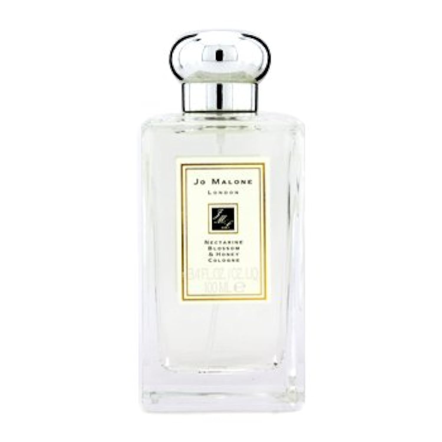Jo Malone Nectarine Blossom & Honey close-up packaging highlights premium design for gifting.