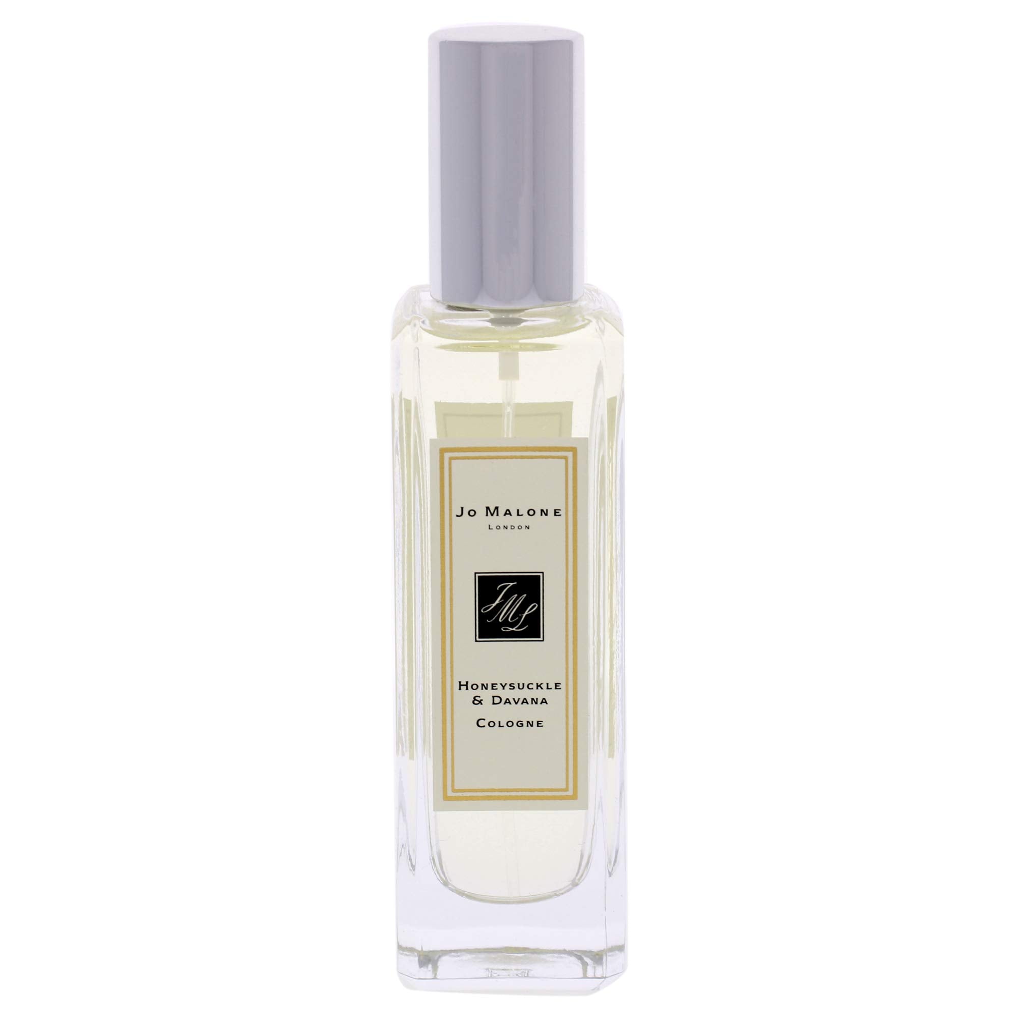 Jo Malone Honeysuckle & Davana close-up shows rose and honeysuckle notes.