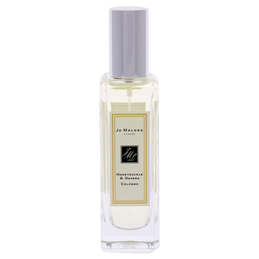 Jo Malone Honeysuckle & Davana close-up shows rose and honeysuckle notes.
