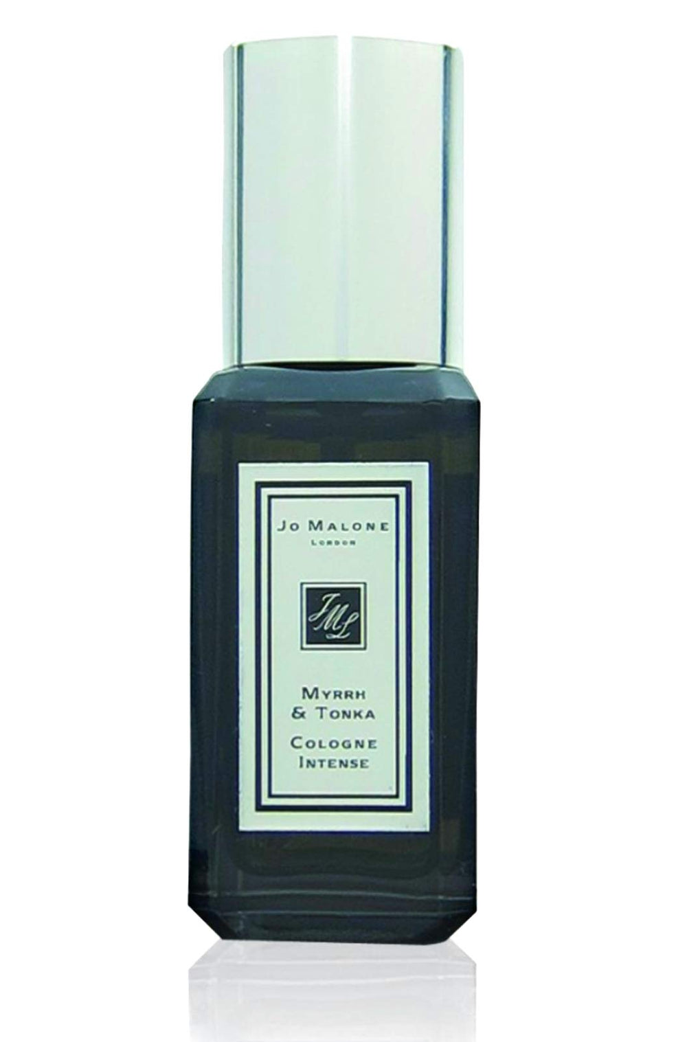 Jo Malone Myrrh & Tonka travel-size bottle pour for on-the-go fragrance trial