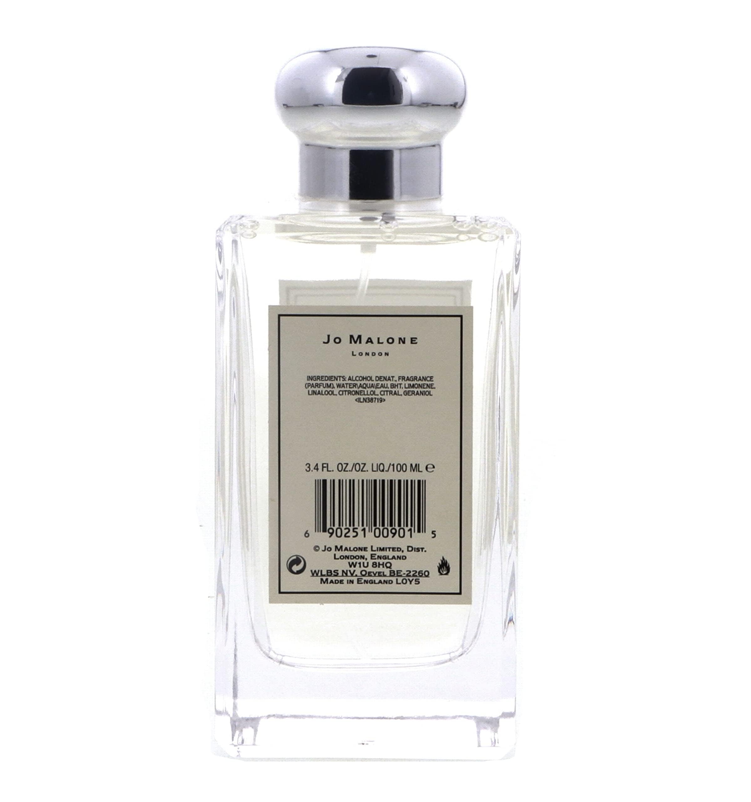 Jo Malone Nectarine Blossom & Honey bottle with elegant label suggests versatile fragrance for any season.