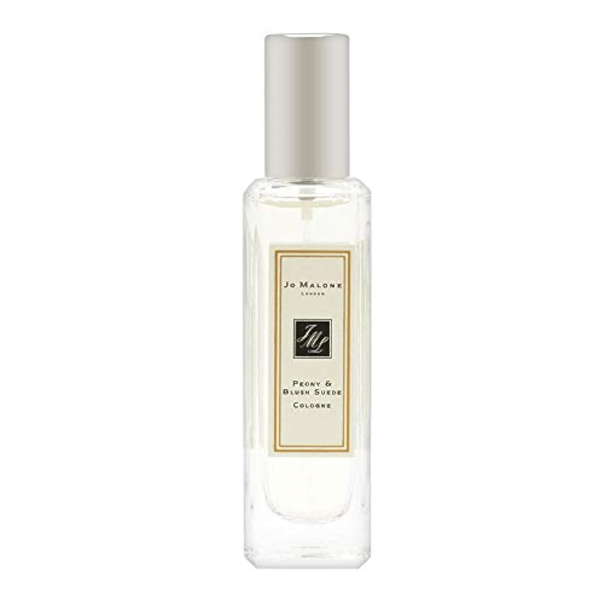 Jo Malone Peony & Blush Suede bottle front, elegant floral scent for daily elegance