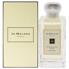 Jo Malone Pomegranate Noir bottle closeup, luxurious fragrance ideal for evening wear