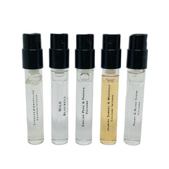 Jo Malone set of five fragrance vials for exploring London scents and layering options.