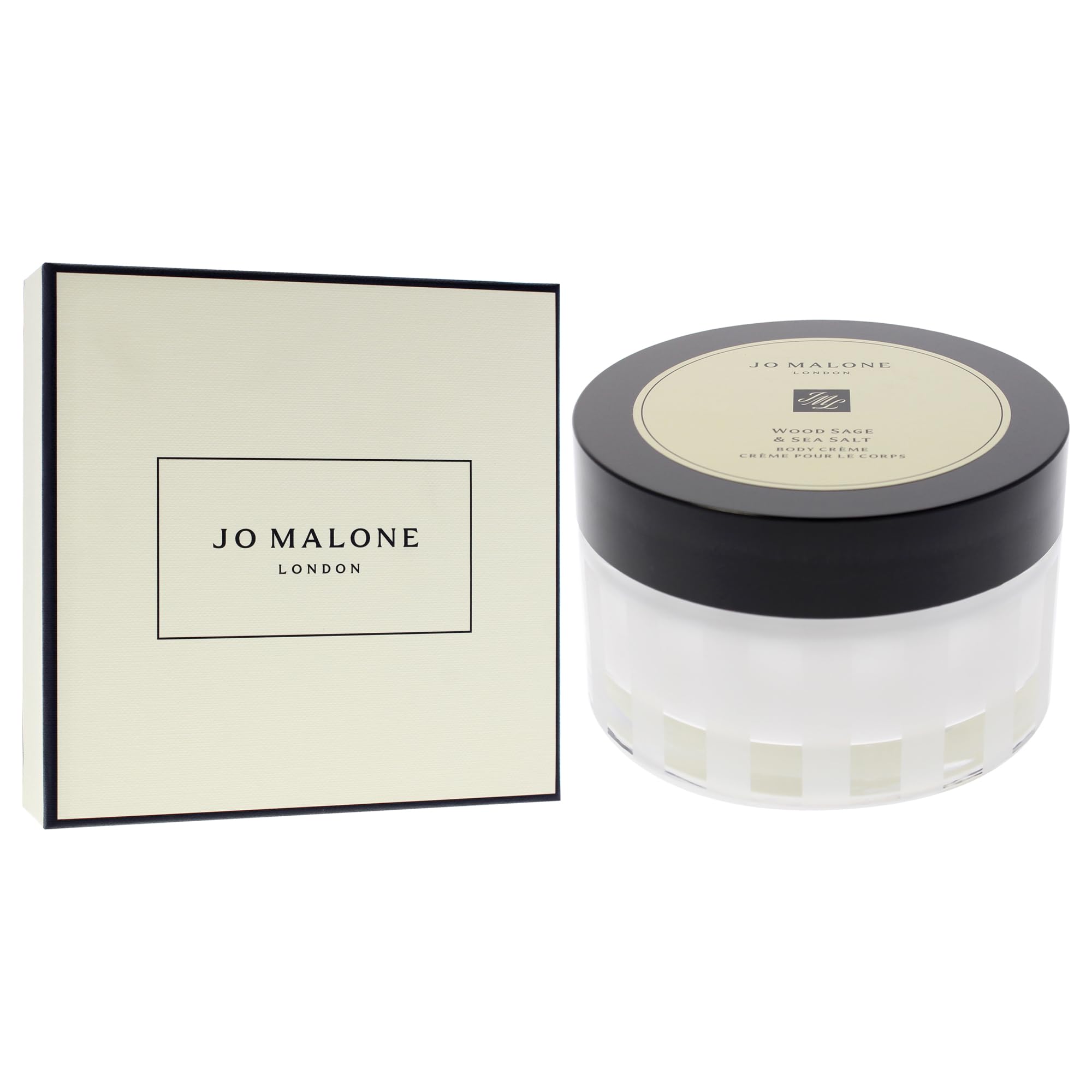 Jo Malone Wood Sage & Sea Salt Body Crème texture ready for quick absorption.