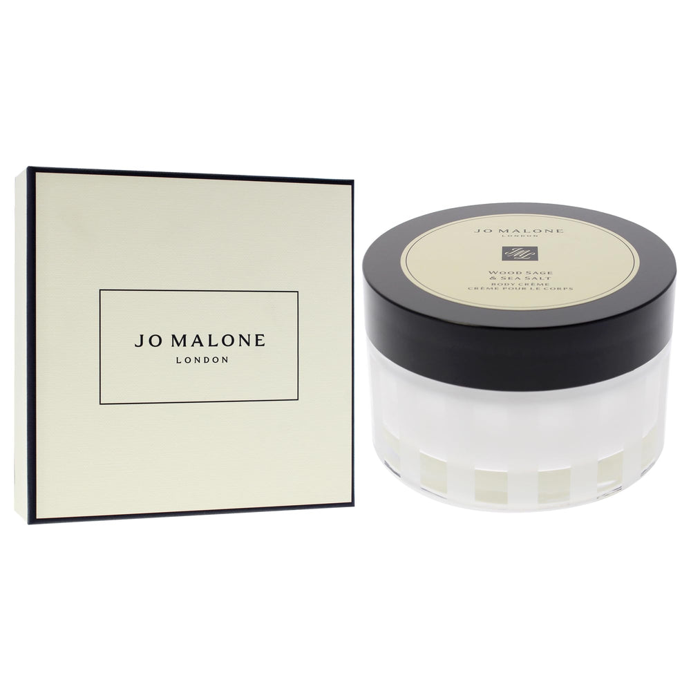 Jo Malone Wood Sage & Sea Salt Body Crème texture ready for quick absorption.