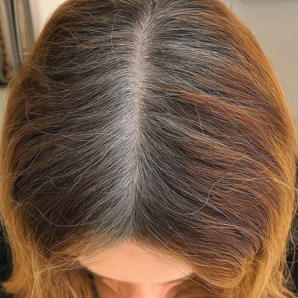 Joan Rivers Beauty ash blonde blend easily covers sparse areas for natural look.