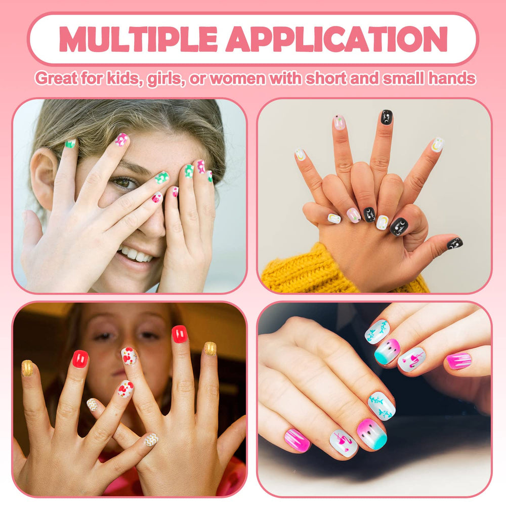 JOAOYO 12 sizes in each box fit growing kid nails.