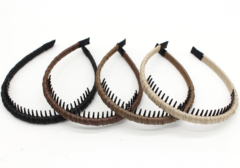 JOBAND plastic headband worn on model to illustrate comfortable all-day wear.