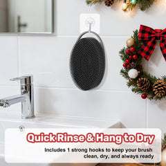 JODBUY silicone body scrubber enhances shower routine with quick-drying hygiene