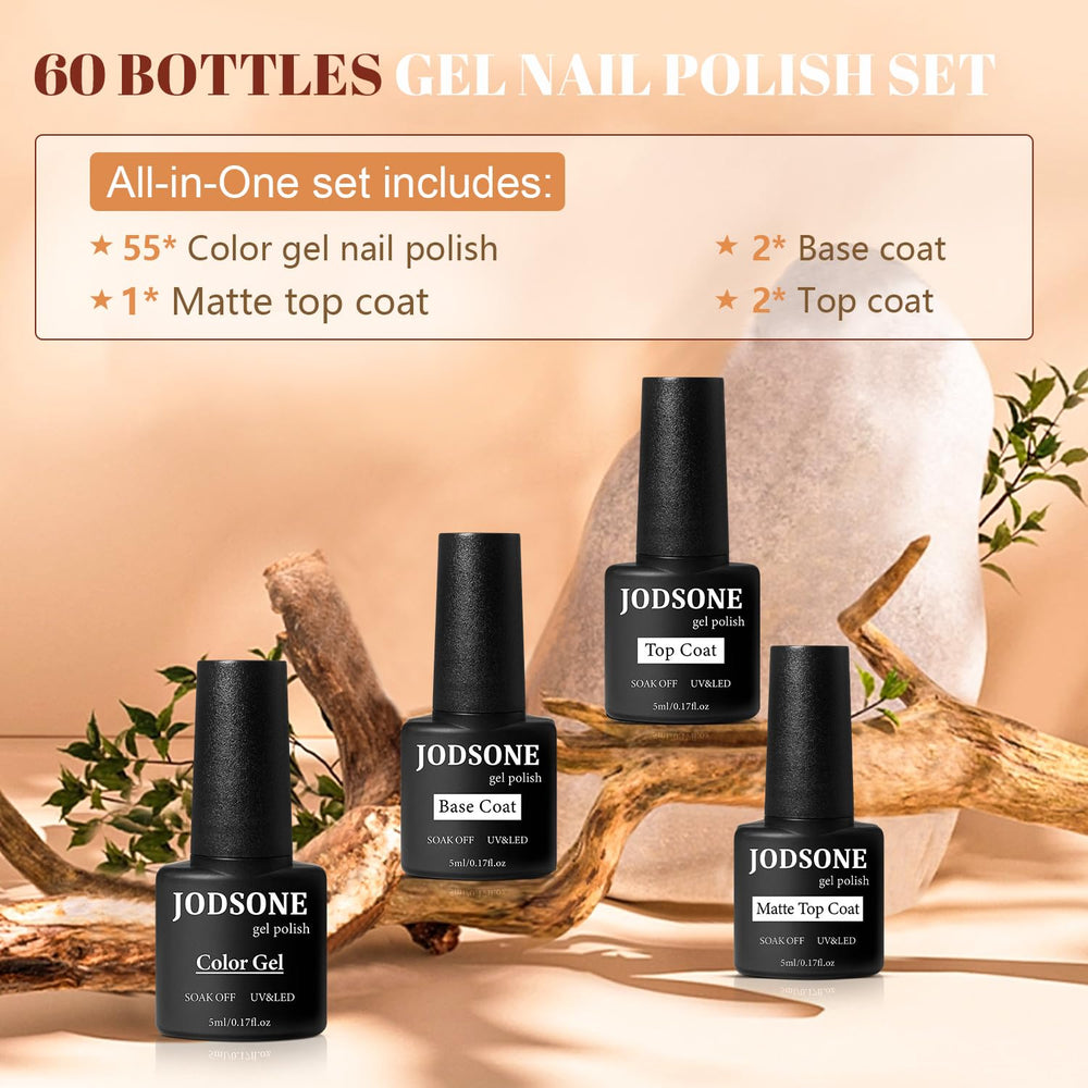 JODSONE 55-bottle color collection highlights versatile shades for seasonal nail art
