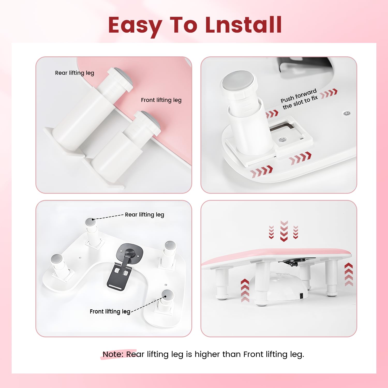 JODSONE anti-slip base keeps the nail tray stable during manicures.