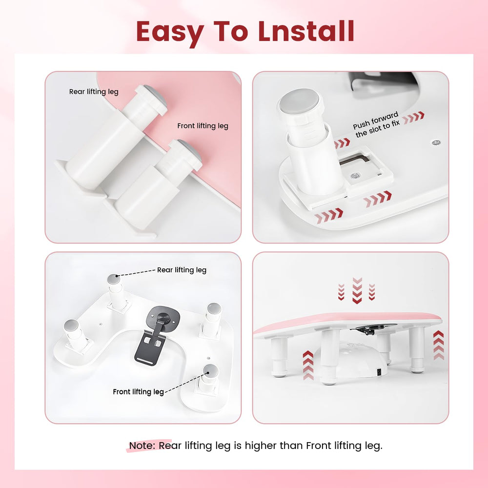 JODSONE anti-slip base keeps the nail tray stable during manicures.