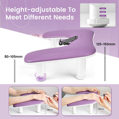 JODSONE arm rest with phone holder keeps hands free for nails.