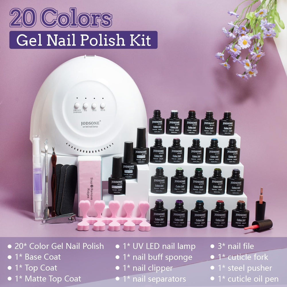 JODSONE base and top coats create smooth, glossy or matte finishes.