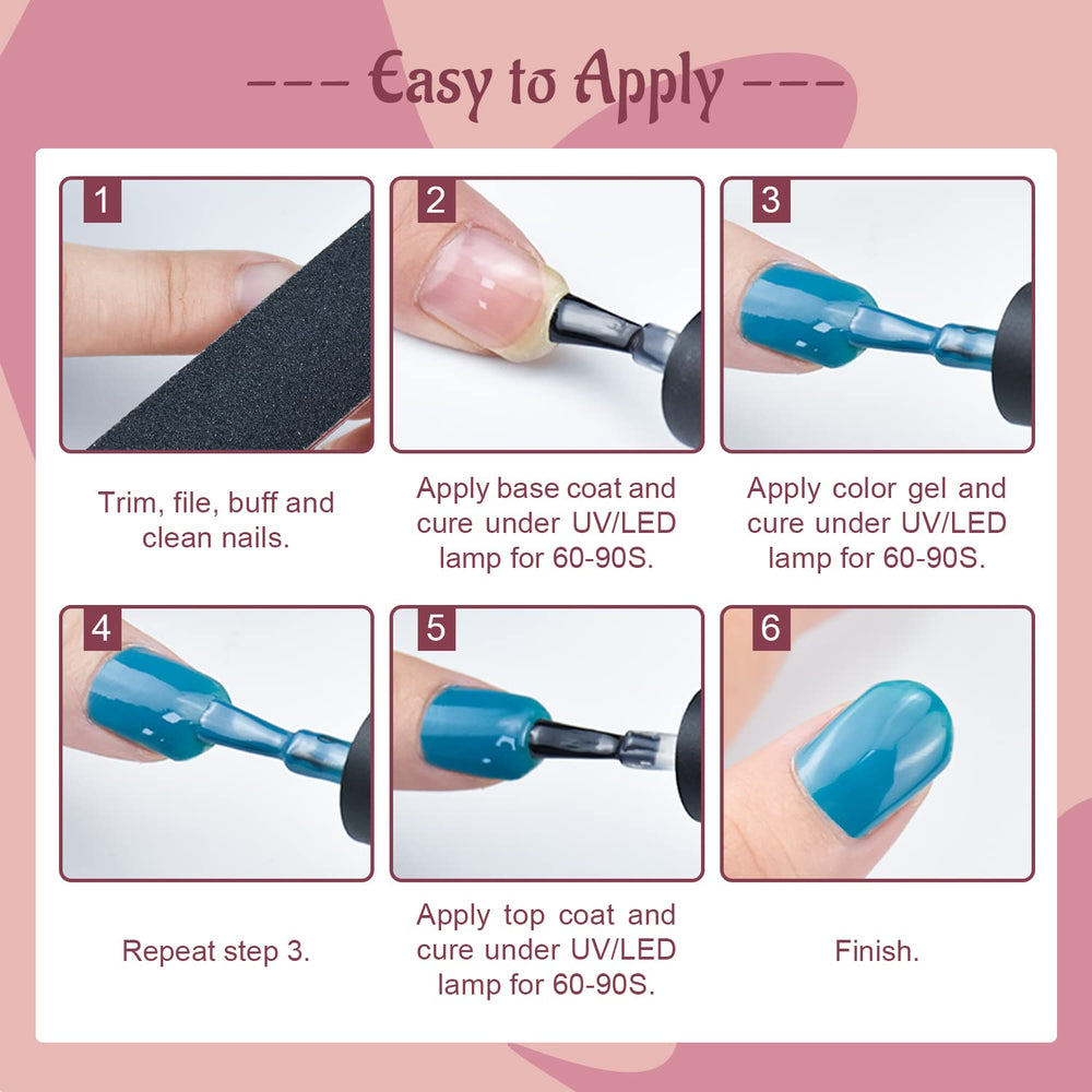 JODSONE nail polish brushes for precise application