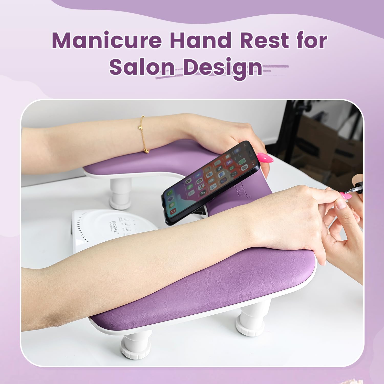 JODSONE easy-assembly design makes it portable for home or salon.