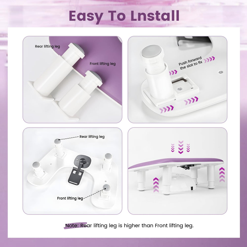 JODSONE ergonomic hand rest reduces wrist strain for tech and client.