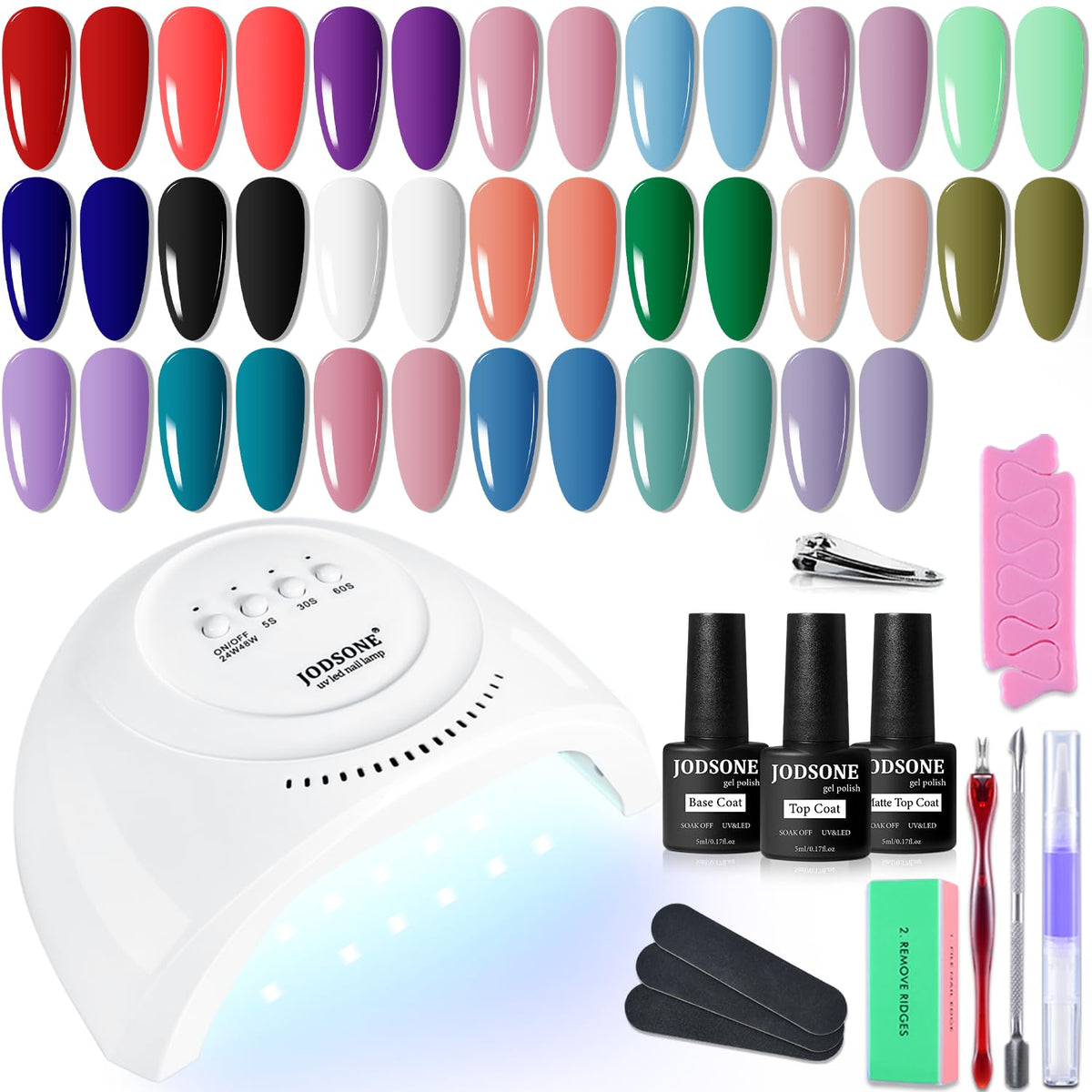 JODSONE gel kit 23 bottles ready for at-home manicures