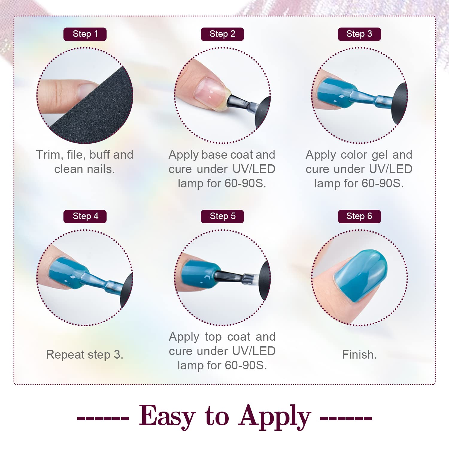 JODSONE gel polish durability up to 21 days with proper prep