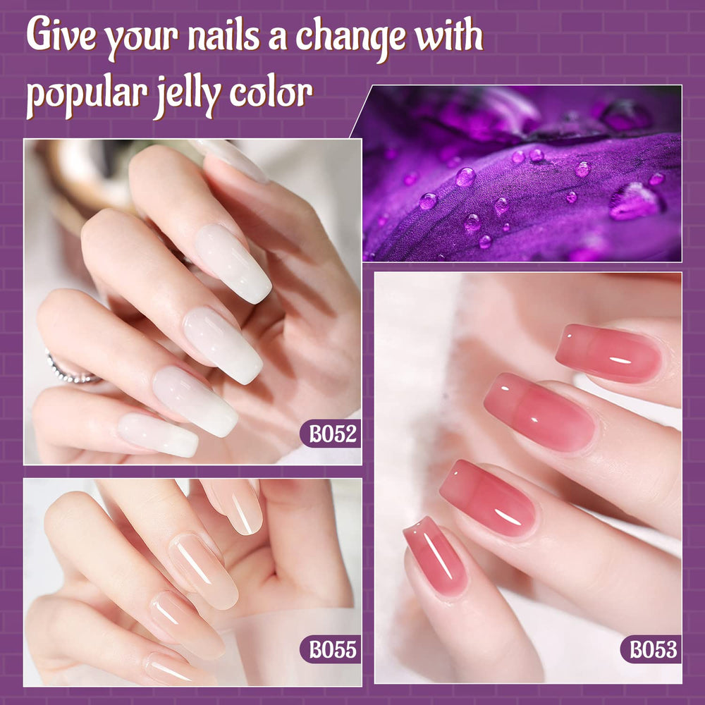 JODSONe gel nail polish kit 60 pcs manicure-tools-area highlights included tools for at-home manicures.