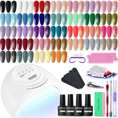 JODSONE gel nail polish kit color swatches offer versatile shades for any look