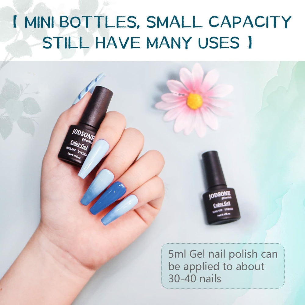 JODSONE glossy top coat adds high shine finish