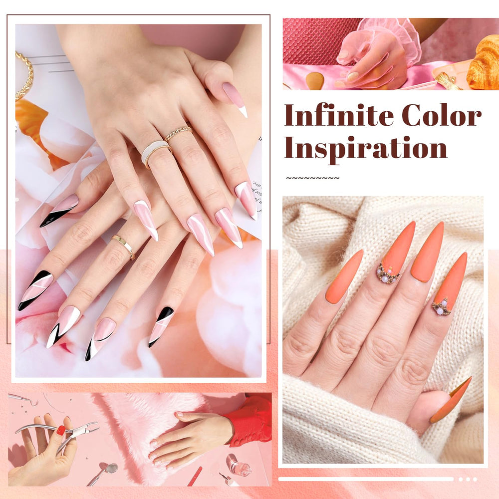 JODSONE nail-art-diy at-home setup with gel colors for creativity.