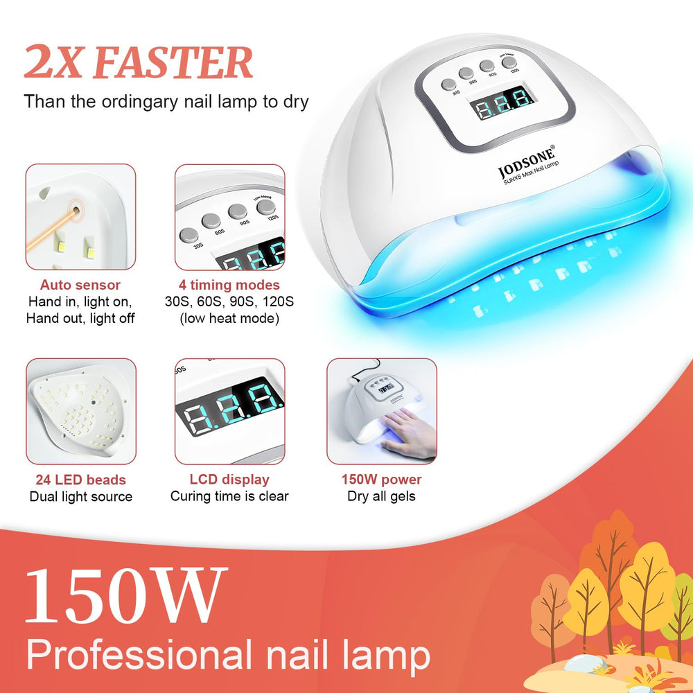 JODSONE nail-art-tools-set supports beginners with clean, professional mani routines.