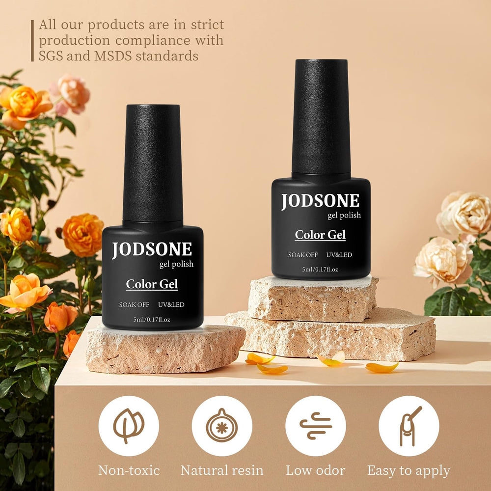 JODSONE nail lamp-ready kit supports durable, lasting color.