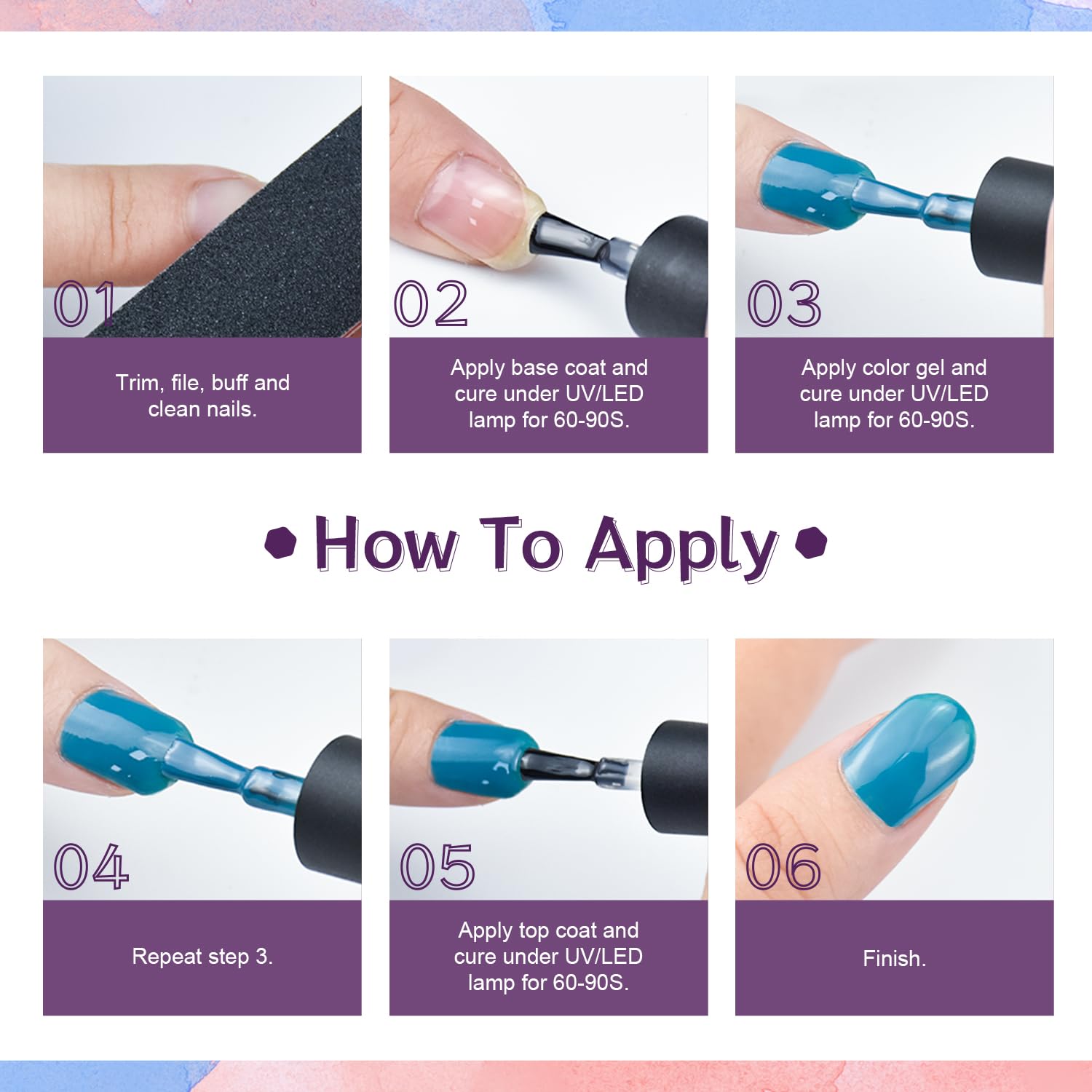 JODSONE included nail tools for prep and finish.